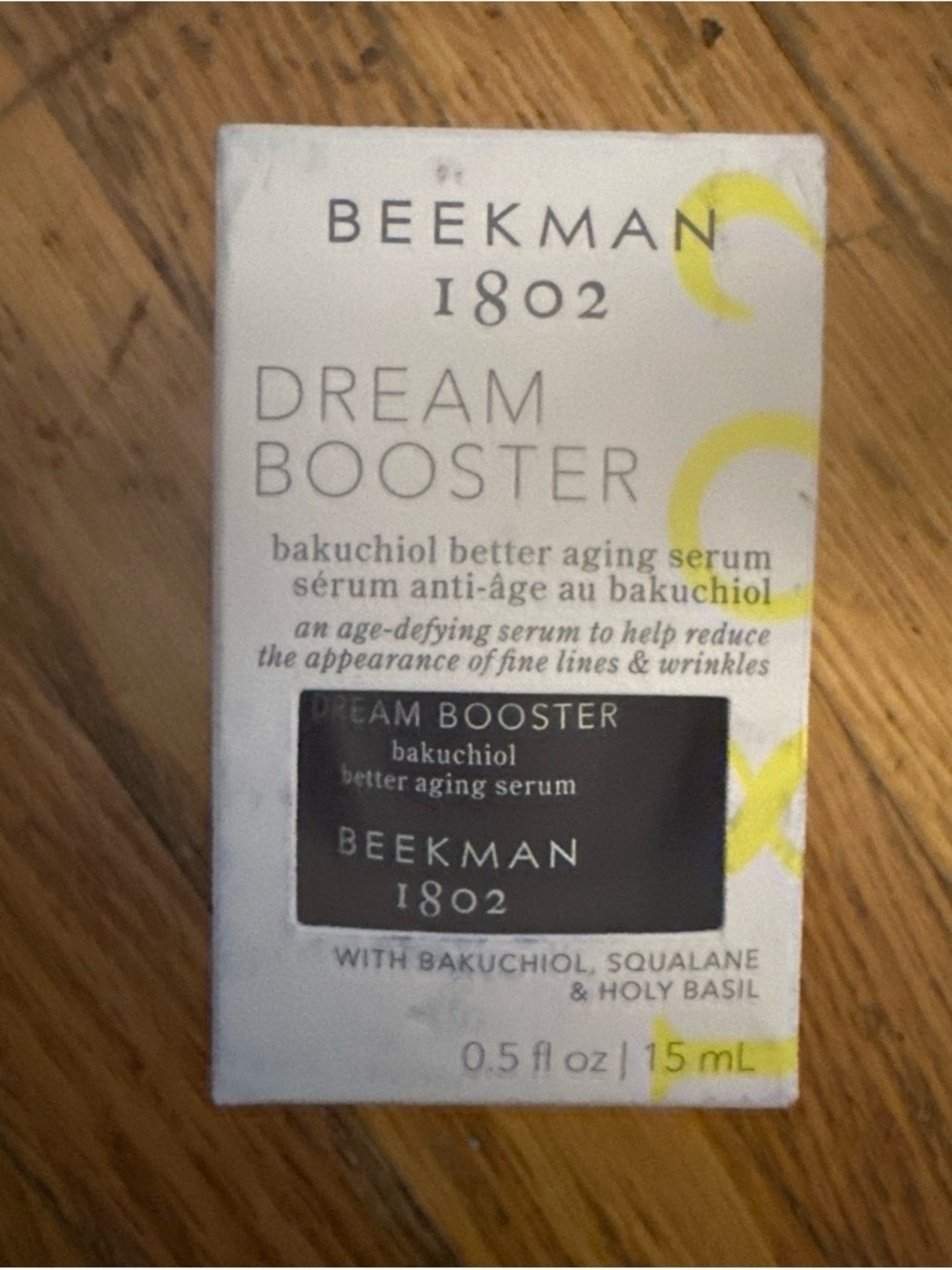 Beekman 1802 Dream Booster Bakuchiol Serum - White, Yellow